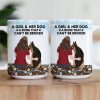 A Girl And Her Dog Personalized Mug