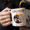 A Girl And Her Dog Unbreakable Bond Coffee Mug - Personalized Custom Coffee Mug - PET088_MG A Girl And Her Dog Unbreakable Bond Coffee Mug - Personalized Custom Coffee Mug - PET088_MG