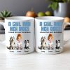 A Girl and Her Dogs" Personalized Mug, Special Gift for Pet Lovers, Perfect Dog Companion Bond Cup
