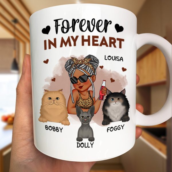 A Girl & Her Cat A Bond That Can't Be Broken - Funny Gift For Cat Lovers, Pet Lovers - Personalized Mug A Girl & Her Cat A Bond That Can't Be Broken - Funny Gift For Cat Lovers, Pet Lovers - Personalized Mug