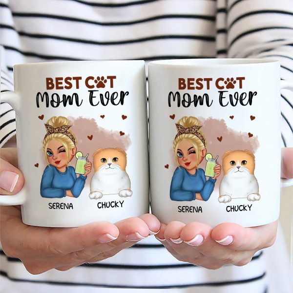 A Girl & Her Cat A Bond That Can't Be Broken - Funny Gift For Cat Lovers, Pet Lovers - Personalized Mug A Girl & Her Cat A Bond That Can't Be Broken - Funny Gift For Cat Lovers, Pet Lovers - Personalized Mug