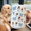 A Girl & Her Dog A Bond That Can't Be Broken - Cute Cartoon Face Version - Personalized Mug A Girl & Her Dog A Bond That Can't Be Broken - Cute Cartoon Face Version - Personalized Mug