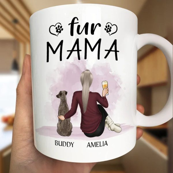 A Girl Her Dog A Bond That Can't Be Broken Dog Mom Dog Dad - Personalized Mug A Girl Her Dog A Bond That Can't Be Broken Dog Mom Dog Dad - Personalized Mug