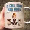 A Girl & Her Dogs Has Unbreakable Bond - Personalized Mug - Gift For Daughter A Girl & Her Dogs Has Unbreakable Bond - Personalized Mug - Gift For Daughter