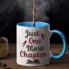 A Girl Who Loves Books Reading - Reading Gift - Personalized Custom Accent Mug A Girl Who Loves Books Reading - Reading Gift - Personalized Custom Accent Mug