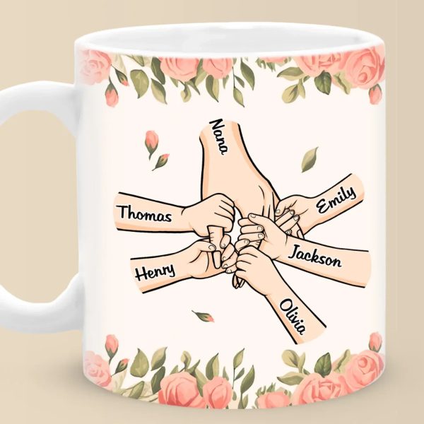 A Grandmother's Love Is Forever And Always - Family Personalized Custom Mug - Gift For Mom, Grandma A Grandmother's Love Is Forever And Always - Family Personalized Custom Mug - Gift For Mom, Grandma