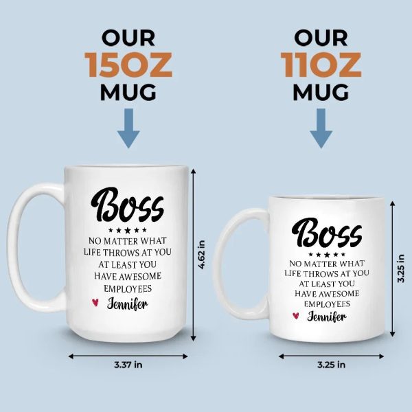 A Great Boss Creates Great Teams - Coworker Personalized Custom Mug - Christmas Gift For Coworkers, Work Friends, Colleagues A Great Boss Creates Great Teams - Coworker Personalized Custom Mug - Christmas Gift For Coworkers, Work Friends, Colleagues