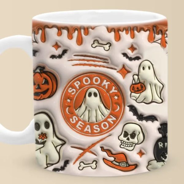 A Haunted Home Is A Happy Home - Family 3D Inflated Effect Printed Mug - Halloween Gift For Family Members A Haunted Home Is A Happy Home - Family 3D Inflated Effect Printed Mug - Halloween Gift For Family Members