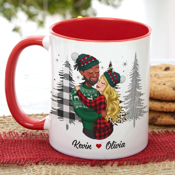 A Hug In A Mug - I Love You, Personalized Accent Mug, Gifts For Couple A Hug In A Mug - I Love You, Personalized Accent Mug, Gifts For Couple