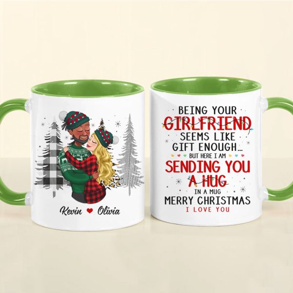 A Hug In A Mug - I Love You, Personalized Accent Mug, Gifts For Couple A Hug In A Mug - I Love You, Personalized Accent Mug, Gifts For Couple