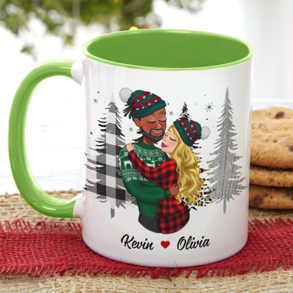 A Hug In A Mug - I Love You, Personalized Accent Mug, Gifts For Couple A Hug In A Mug - I Love You, Personalized Accent Mug, Gifts For Couple