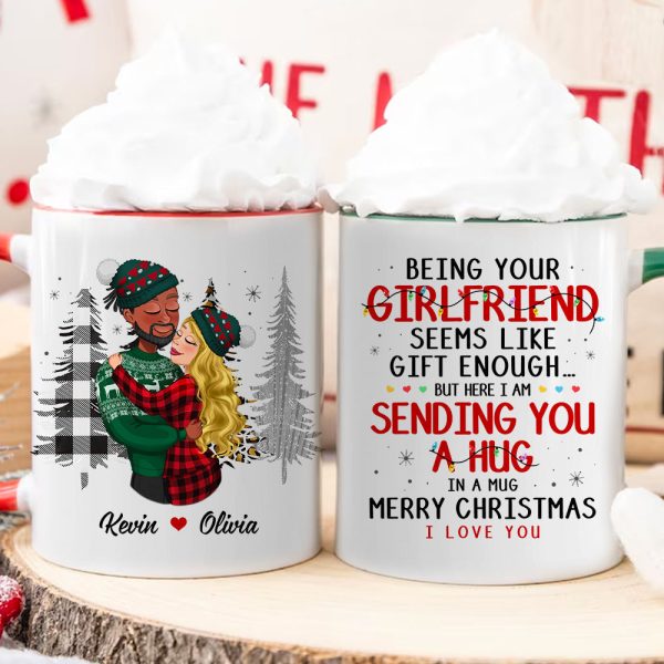 A Hug In A Mug - I Love You, Personalized Accent Mug, Gifts For Couple A Hug In A Mug - I Love You, Personalized Accent Mug, Gifts For Couple