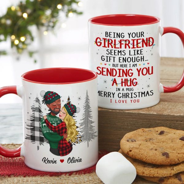 A Hug In A Mug - I Love You, Personalized Accent Mug, Gifts For Couple A Hug In A Mug - I Love You, Personalized Accent Mug, Gifts For Couple