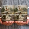 A Hunter's Passion With Deer And Rifle - Personalized Custom Coffee Mug - HTG010_MG A Hunter's Passion With Deer And Rifle - Personalized Custom Coffee Mug - HTG010_MG