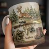 A Hunter's Passion With Deer And Rifle - Personalized Custom Coffee Mug - HTG010_MG A Hunter's Passion With Deer And Rifle - Personalized Custom Coffee Mug - HTG010_MG