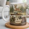 A Hunter's Passion With Deer And Rifle - Personalized Custom Coffee Mug - HTG010_MG A Hunter's Passion With Deer And Rifle - Personalized Custom Coffee Mug - HTG010_MG