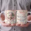 A Letter From Heaven White Personalized Mug, Memorial Gift For Family Members, Upload Image A Letter From Heaven White Personalized Mug, Memorial Gift For Family Members, Upload Image