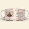 A Letter From Heaven White Personalized Mug, Memorial Gift For Family Members, Upload Image A Letter From Heaven White Personalized Mug, Memorial Gift For Family Members, Upload Image