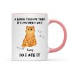 A Little Birdie Told Me Cute Cartoon Cats Personalized Mug, Perfect 2025 Gift For Cat Mom