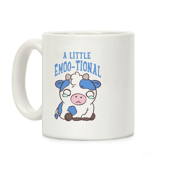 A Little Emoo-tional Coffee Mug A Little Emoo-tional Coffee Mug