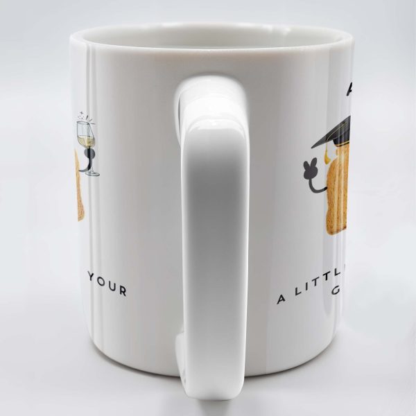 A Little Toast To Your Graduation Toast With Mortarboard - Personalized Custom Coffee Mug - GRAD002_MG A Little Toast To Your Graduation Toast With Mortarboard - Personalized Custom Coffee Mug - GRAD002_MG