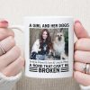 A Man And His Cats A Bond That Can't Be Broken Personalized Custom Photo Dog Cat Pet Coffee Mug C456