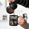 A Man And His Dog 3D Effect Christmas - Personalized Black Mug A Man And His Dog 3D Effect Christmas - Personalized Black Mug