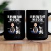 A Man And His Dog Cat - A Bond Can't Be Broken - Personalized Mug A Man And His Dog Cat - A Bond Can't Be Broken - Personalized Mug