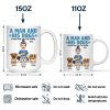 A Man And His Dogs A Bond That Can't Be Broken - Personalized Mug A Man And His Dogs A Bond That Can't Be Broken - Personalized Mug