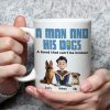 A Man And His Dogs Cartoon Pet - Personalized Mug - Gift for Pet Owners, Pet Lovers, Dog Dad | CLP15 NH96