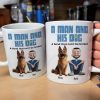 A Man & His Dogs - Personalized Mug A Man & His Dogs - Personalized Mug
