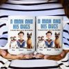A Man & His Dogs - Personalized Mug A Man & His Dogs - Personalized Mug