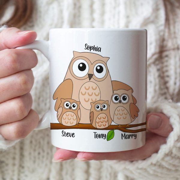 A Mom's Hug Lasts Long After Personalized Mug, Gift For Mom A Mom's Hug Lasts Long After Personalized Mug, Gift For Mom