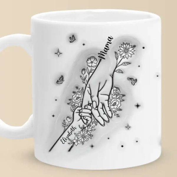 A Mother Always Has To Think Twice - Family Personalized Custom 3D Inflated Effect Printed Mug - Mother's Day, Gift For Mom, Grandma A Mother Always Has To Think Twice - Family Personalized Custom 3D Inflated Effect Printed Mug - Mother's Day, Gift For Mom, Grandma