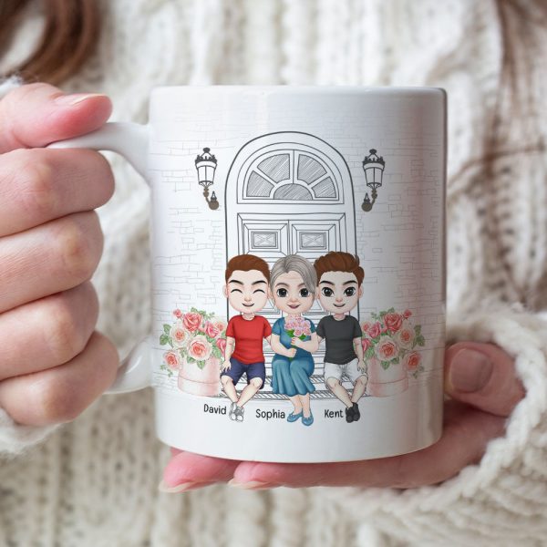 A Mother With All Sons Will Be Surrounded By Handsome Men-Personalized Coffee Mug- Gift For Mom- Gift For Son- Mom Coffee Mug A Mother With All Sons Will Be Surrounded By Handsome Men-Personalized Coffee Mug- Gift For Mom- Gift For Son- Mom Coffee Mug