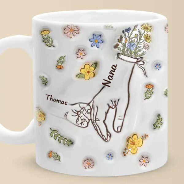 A Mother's Love Endures Through All - Family Personalized Custom 3D Inflated Effect Printed Mug - Gift For Mom, Grandma A Mother's Love Endures Through All - Family Personalized Custom 3D Inflated Effect Printed Mug - Gift For Mom, Grandma