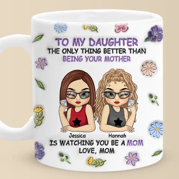 A Mother's Love Is The Purest Form Of Magic - Family Personalized Custom 3D Inflated Effect Printed Mug - Gift For Mom, Daughter A Mother's Love Is The Purest Form Of Magic - Family Personalized Custom 3D Inflated Effect Printed Mug - Gift For Mom, Daughter