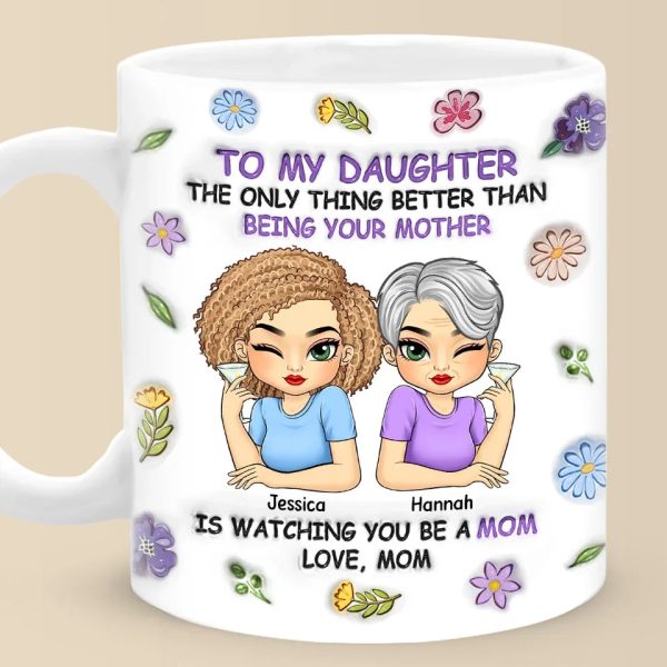A Mother's Love Is The Purest Form Of Magic - Family Personalized Custom 3D Inflated Effect Printed Mug - Gift For Mom, Daughter A Mother's Love Is The Purest Form Of Magic - Family Personalized Custom 3D Inflated Effect Printed Mug - Gift For Mom, Daughter