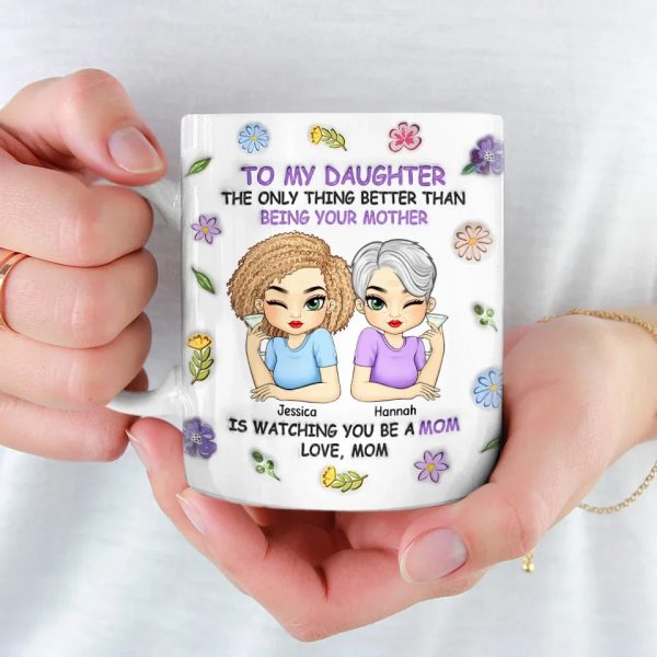 A Mother's Love Is The Purest Form Of Magic - Family Personalized Custom 3D Inflated Effect Printed Mug - Gift For Mom, Daughter A Mother's Love Is The Purest Form Of Magic - Family Personalized Custom 3D Inflated Effect Printed Mug - Gift For Mom, Daughter