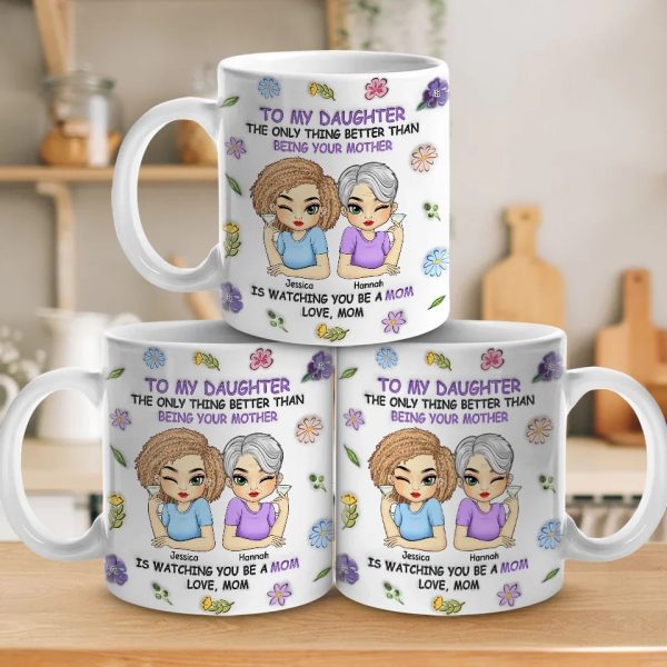 A Mother's Love Is The Purest Form Of Magic - Family Personalized Custom 3D Inflated Effect Printed Mug - Gift For Mom, Daughter A Mother's Love Is The Purest Form Of Magic - Family Personalized Custom 3D Inflated Effect Printed Mug - Gift For Mom, Daughter