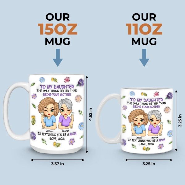 A Mother's Love Is The Purest Form Of Magic - Family Personalized Custom 3D Inflated Effect Printed Mug - Gift For Mom, Daughter A Mother's Love Is The Purest Form Of Magic - Family Personalized Custom 3D Inflated Effect Printed Mug - Gift For Mom, Daughter