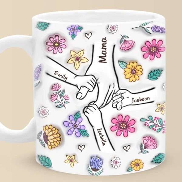 A Mother's Love Knows No Bounds - Family Personalized Custom 3D Inflated Effect Printed Mug - Christmas Gift For Mom, Grandma A Mother's Love Knows No Bounds - Family Personalized Custom 3D Inflated Effect Printed Mug - Christmas Gift For Mom, Grandma