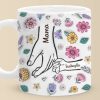 A Mother's Love Knows No Bounds - Family Personalized Custom 3D Inflated Effect Printed Mug - Christmas Gift For Mom, Grandma A Mother's Love Knows No Bounds - Family Personalized Custom 3D Inflated Effect Printed Mug - Christmas Gift For Mom, Grandma