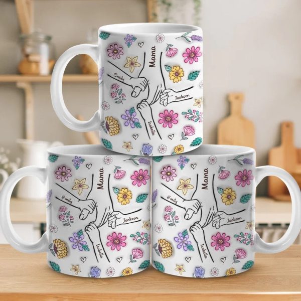 A Mother's Love Knows No Bounds - Family Personalized Custom 3D Inflated Effect Printed Mug - Christmas Gift For Mom, Grandma A Mother's Love Knows No Bounds - Family Personalized Custom 3D Inflated Effect Printed Mug - Christmas Gift For Mom, Grandma