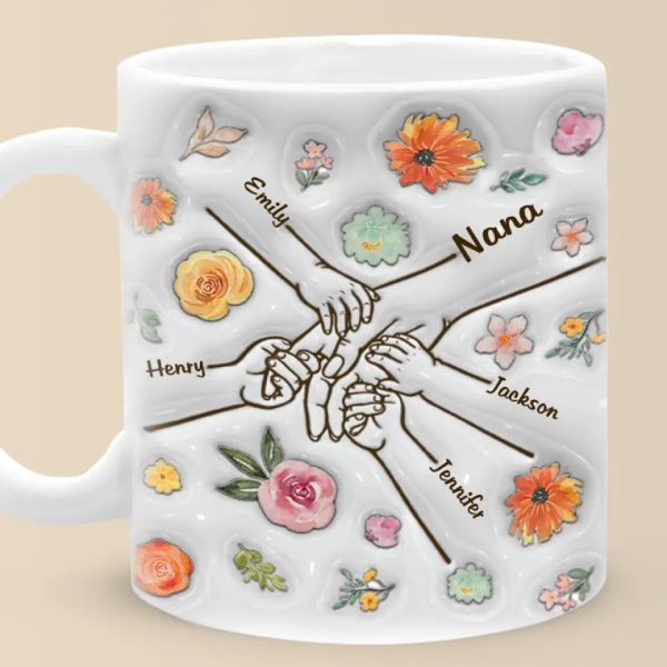 A Nana Is Someone Who's Dear In Every Way - Family Personalized Custom 3D Inflated Effect Printed Mug - Mother's Day, Gift For Mom, Grandma A Nana Is Someone Who's Dear In Every Way - Family Personalized Custom 3D Inflated Effect Printed Mug - Mother's Day, Gift For Mom, Grandma