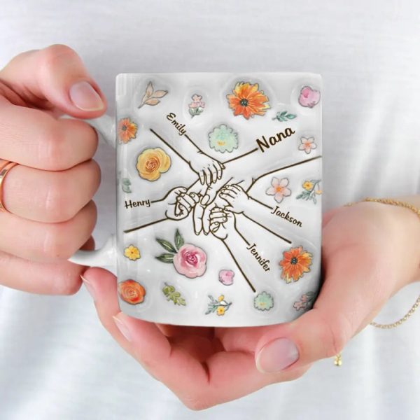 A Nana Is Someone Who's Dear In Every Way - Family Personalized Custom 3D Inflated Effect Printed Mug - Mother's Day, Gift For Mom, Grandma A Nana Is Someone Who's Dear In Every Way - Family Personalized Custom 3D Inflated Effect Printed Mug - Mother's Day, Gift For Mom, Grandma