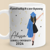 A New Journey Is Waiting For You - Family Personalized Custom Mug - Graduation Gift For Family Members, Siblings, Brothers, Sisters