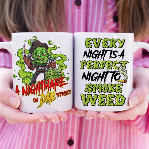 A Nightmare On Dab Street - Personalized White Mug
