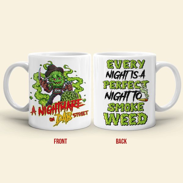 A Nightmare On Dab Street - Personalized White Mug