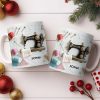 A Perfect Gift For The Passionate Crafter With Vintage Sewing Machine And Thread - Personalized Custom Coffee Mug - JBS049_MG A Perfect Gift For The Passionate Crafter With Vintage Sewing Machine And Thread - Personalized Custom Coffee Mug - JBS049_MG